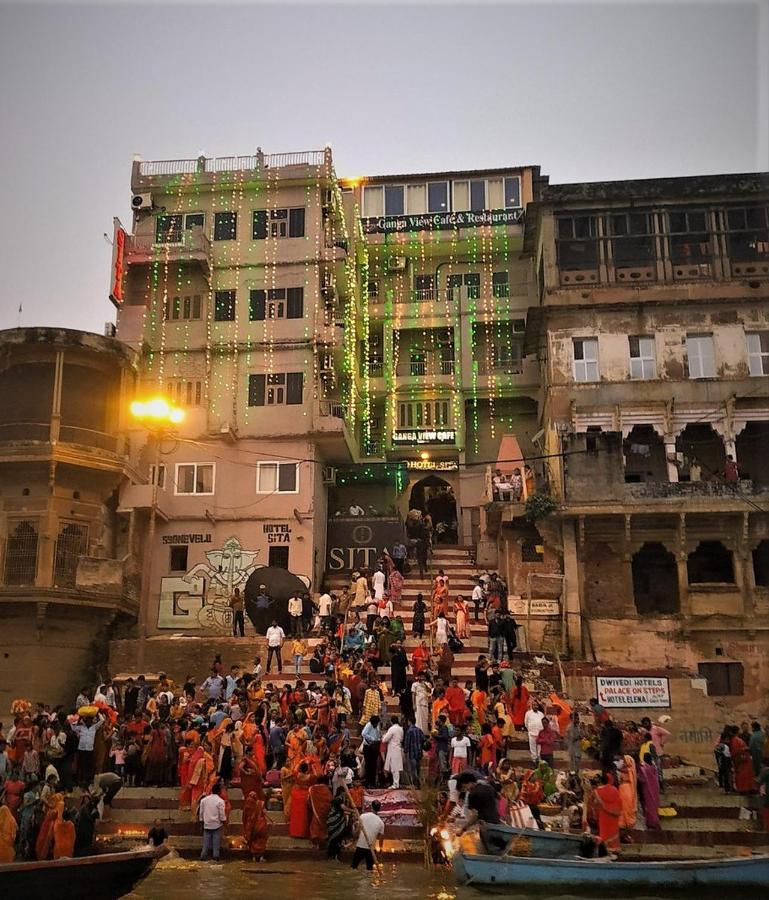 Hotel Sita Palace On Heritage Ghats Of Benaras Varanasi Exterior foto