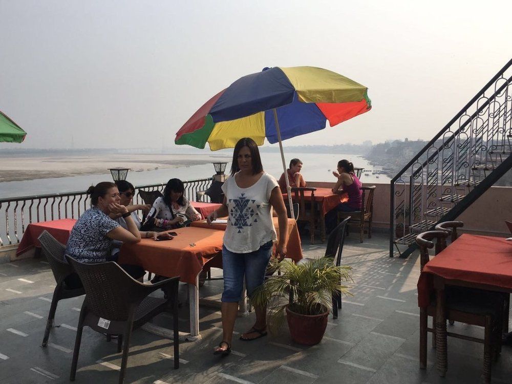 Hotel Sita Palace On Heritage Ghats Of Benaras Varanasi Exterior foto